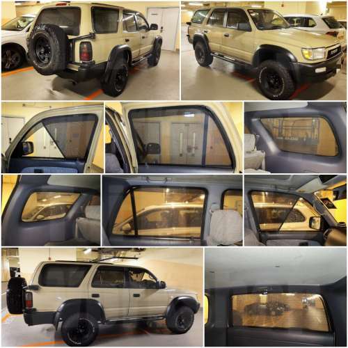 Hilux Surf 全車磁石濾光窗網太陽擋