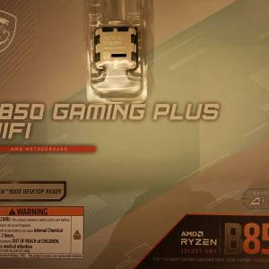 AMD 9800X3D + MSI B850 gaming plus wifi砌機套裝not 7800x3d 7900x3d 7950x3d x6...