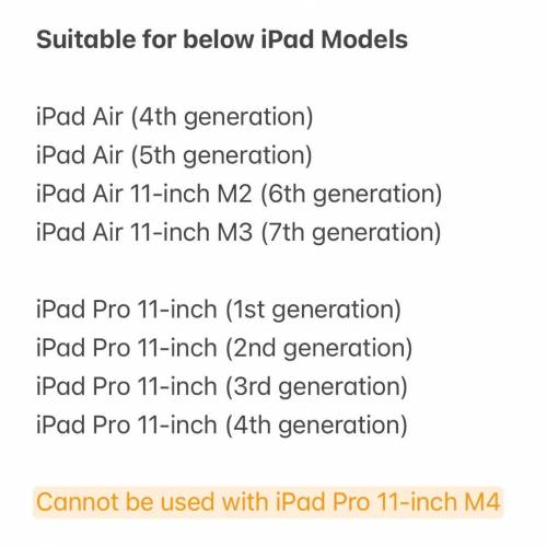 全新 Apple Magic Keyboard for iPad Pro 11 inch / iPad Air M2 M3