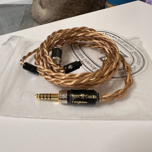 Toxic Cables Taipan - 銅鍍金耳機升級線