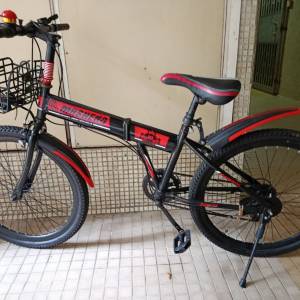 Foldable 24 inches  6-speed Mountain Bike 6速可變速可折疊20吋山地車