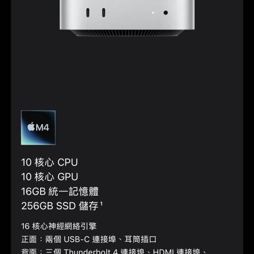 99% new Apple IMac mini M4