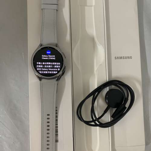 99%New Samsung Galaxy Watch 6 Classic 47mm R960 Bluetooth Silver