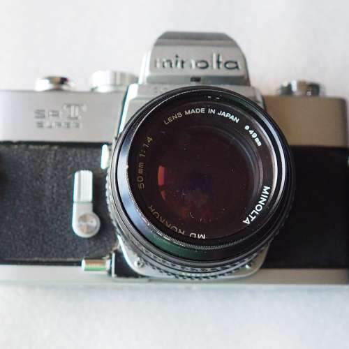 MINOLTA  SR-T SUPER,菲林機,功能正常,觀境有少塵,送5014定焦鏡