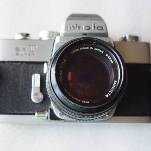 MINOLTA  SR-T SUPER,菲林機,功能正常,觀境有少塵,送5014定焦鏡