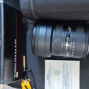 Sigma 12-24mm F4.5-5.6 II DG 鏡頭 (Nikon F mount) Full Frame鏡