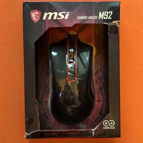 MSI 有線電競滑鼠 M92