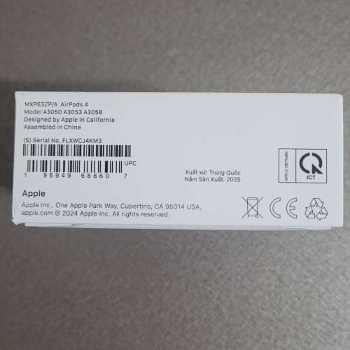 全新Apple AirPods 4 無主動降噪型號