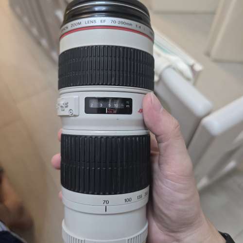 Canon EF 70-200mm f4 f/4L USM non is 鏡頭 冇盒 冇遮光罩 淨鏡一支 鏡身有微花