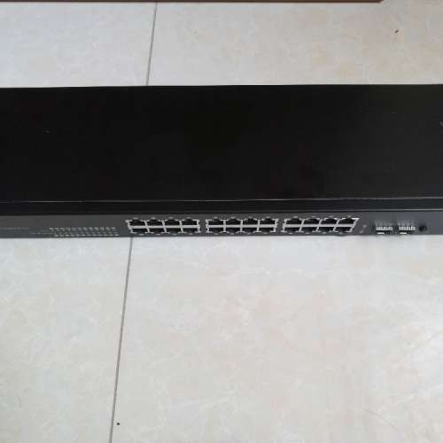 CERIO(智鼎) CS-1224G 24 Ports + 2 Ports SFP Gigabit Switches 85% New