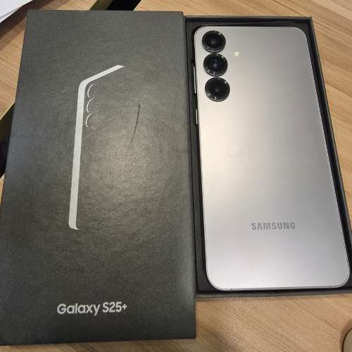 Samsung S25+ 銀色美版水貨（全套有單有保養）