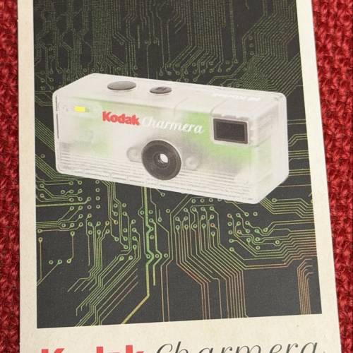 全盒Kodak 柯達charmera 迷你相機 (透明）