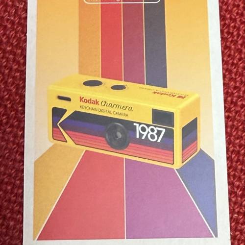全盒Kodak 柯達Charmera 迷你相機 (黃色）
