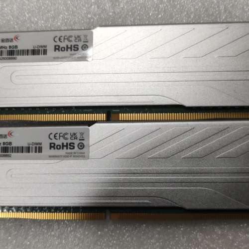 Desktop Ram king bank technology 8Gx2 共16GB DDR4 2666