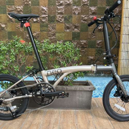 2025 新款 JAVA NEO 9速 碟剎349鋁合金折叠車 （三折叠小布 國布 ）送前後蛙燈叮叮