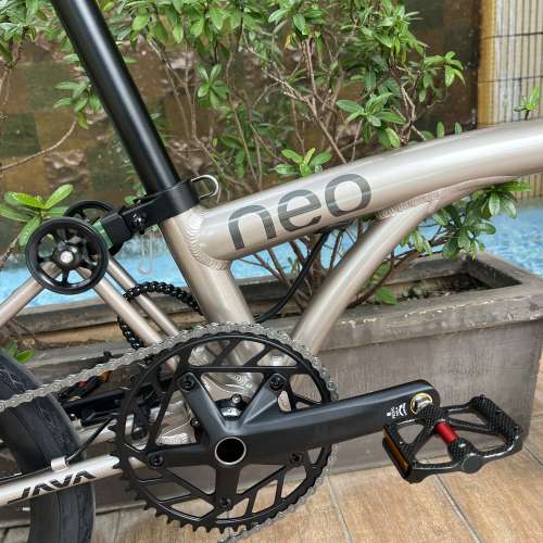 2025 新款 JAVA NEO 9速 碟剎349鋁合金折叠車 （三折叠小布 國布 ）送前後蛙燈叮叮