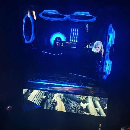 第 10代 ™ i7處理器 台式水冷電競RGB 電腦主機，高配16G 記憶體，512G SSD固態高速...