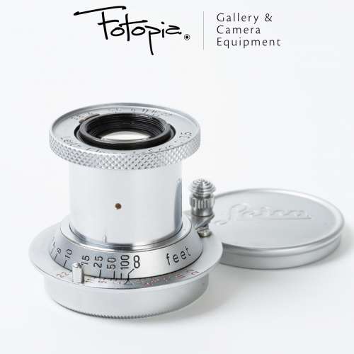 || Leica Elmar 50mm F3.5 LTM - Silver / A36 (red scale) ||