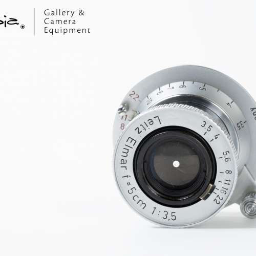 || Leica Elmar 50mm F3.5 LTM - Silver / A36 / red scale $6800 ||