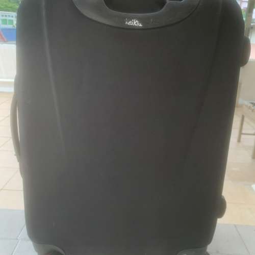 出售 二手 黑色行李箱 25吋 4輪 軟布箱 行李箱 旅行喼 HK$88.00