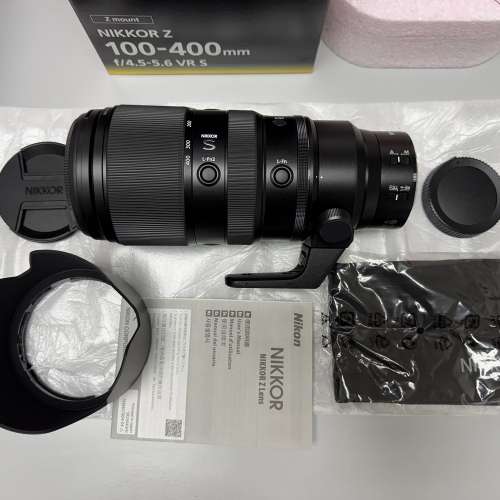 Nikon NIKKOR Z 100-400mm f/4.5-5.6 VR S for Z Mount. 99% New