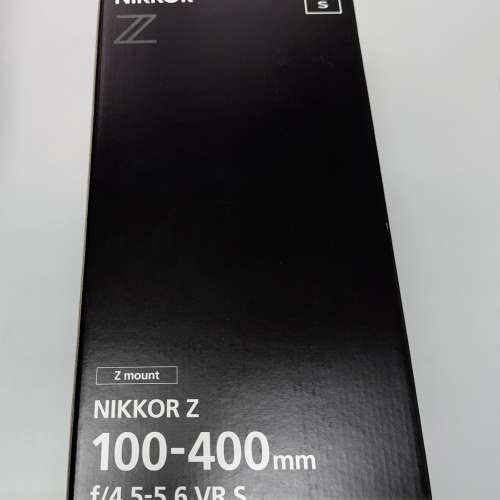Nikon NIKKOR Z 100-400mm f/4.5-5.6 VR S for Z Mount. 99% New