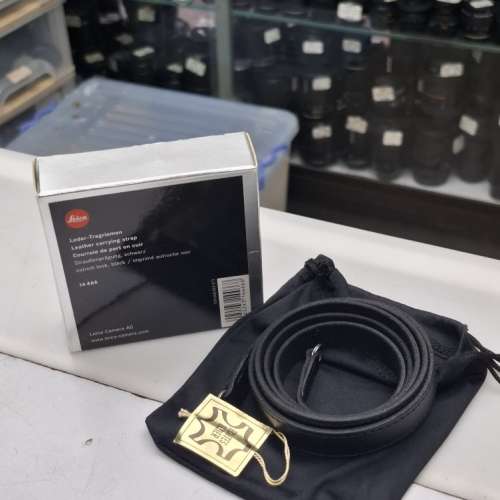 LEICA 14466 LEDER CARRYING STRAP NEW