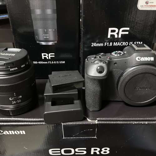 極新Canon R8 with 24-50 kit set