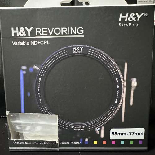 H&Y REVORING Variable ND +CPL 58-77mm