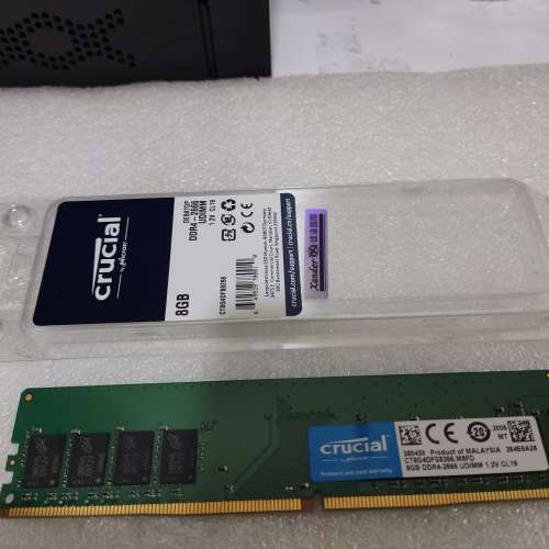 Crucial 美光 DDR4 2666MHz 8GB 桌上型記憶體 CT8G4DFS8266 - Xander香港行貨-100%...