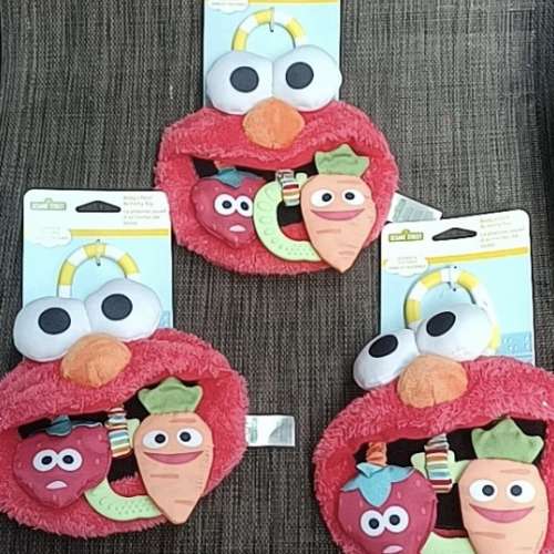 睇內文‼️代購賣$2xx。歐美全新正版 芝麻街elmo嬰兒玩具 芝麻街bb玩具 Sesame Str...