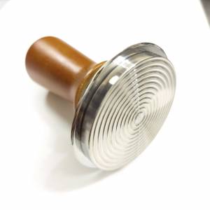 Espresso Coffee Tamper with Wooden Handle, 58.5mm