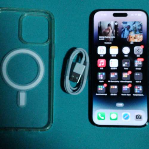 Apple Iphone 14 Pro Max 256GB💥美版💥黑色💥九成新💥不是華為, 不是三星, 也不是小...