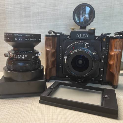 Alpa 12 swa 技術相機 47mm &75mm鏡頭 6x9背 not hasselblad 907x rolleiflex phas...