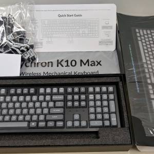 Keychron K10 Max 無線機械鍵盤 (請詳細閱讀內容)