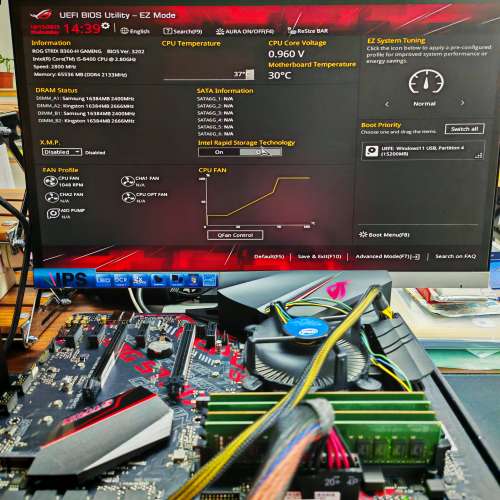 I5-8400+ asus rs8360-h +64gb ram
