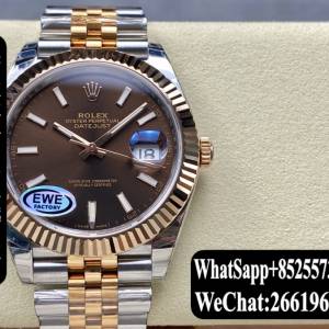 ROlex datejust m126331-0002 40mm 啡面