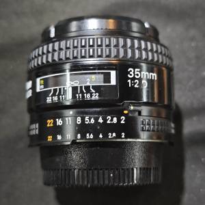 nikon 35/2 AF D  Japan 尼康 35mm 35 85%new 鏡片通透冇花冇霉 功能全正常 送filter