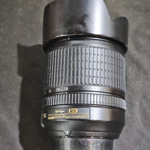 nikon 18-105 G VR 尼康 18mm 105mm 18 105 AFS AF-S 80%new 裸鏡有罩 鏡片通透冇花...
