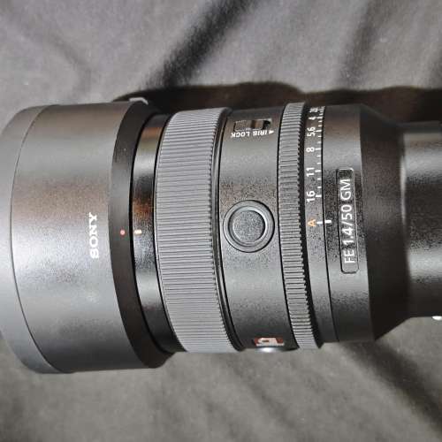 sony 50/1.4 GM FE 索尼 50mm 50 99%new 有盒有罩冇單有鏡袋 鏡片完好無損 功能全...