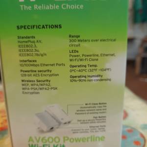 TP-LINK AV600 powerline wi-fi kit