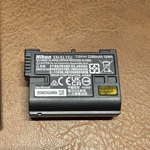 Nikon EN-EL15C / MH-25a 原廠電池/充電器 z5 z6 z7 z8 zf etc