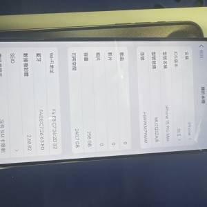 賣iPhone 15 pro max 256.98新