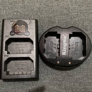 Sony FZ100 電池雙位 充電器