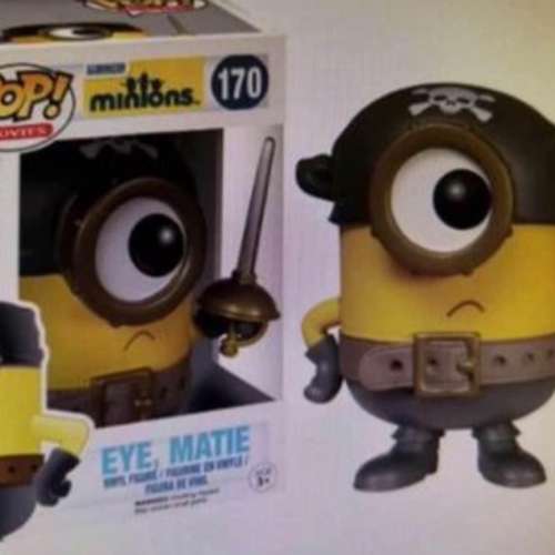 全新minions 小黃人迷你兵團壞蛋掌門人funko pop 車內模型野人大眼仔new eye matie...