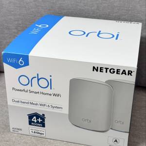 Netgear orbi Dual-band Mesh WiFi 6 System AX1800