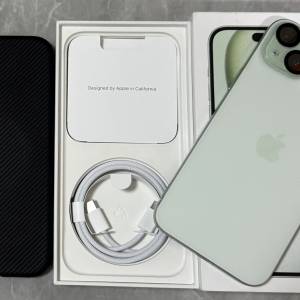 90 ％ new iPhone 15 Plus 128g 香港行貨 雙卡ZA/A