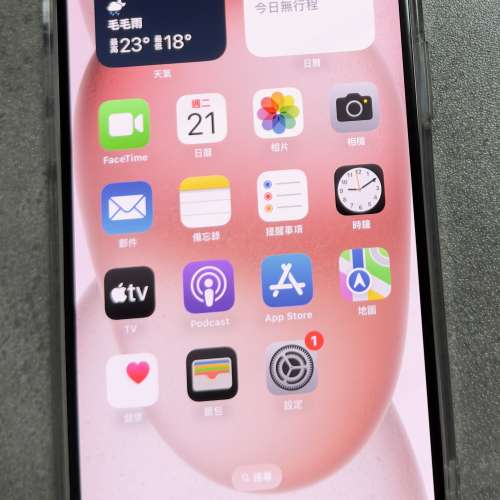 （ 幾個月機 電池100 ％ ）99 ％new iPhone 15 PLUS 128g 香港行貨 ZA/A