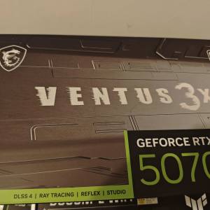 MSI RTX5070 12G VENTUS 3X OC
