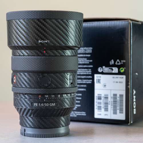 Sony FE 50mm F1.4 GM 行貨 極新淨 + Sony 原裝UV